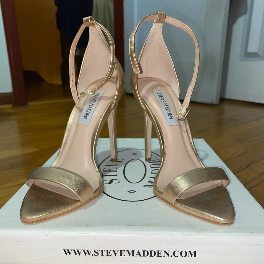 Steve Madden Heel Metallic
